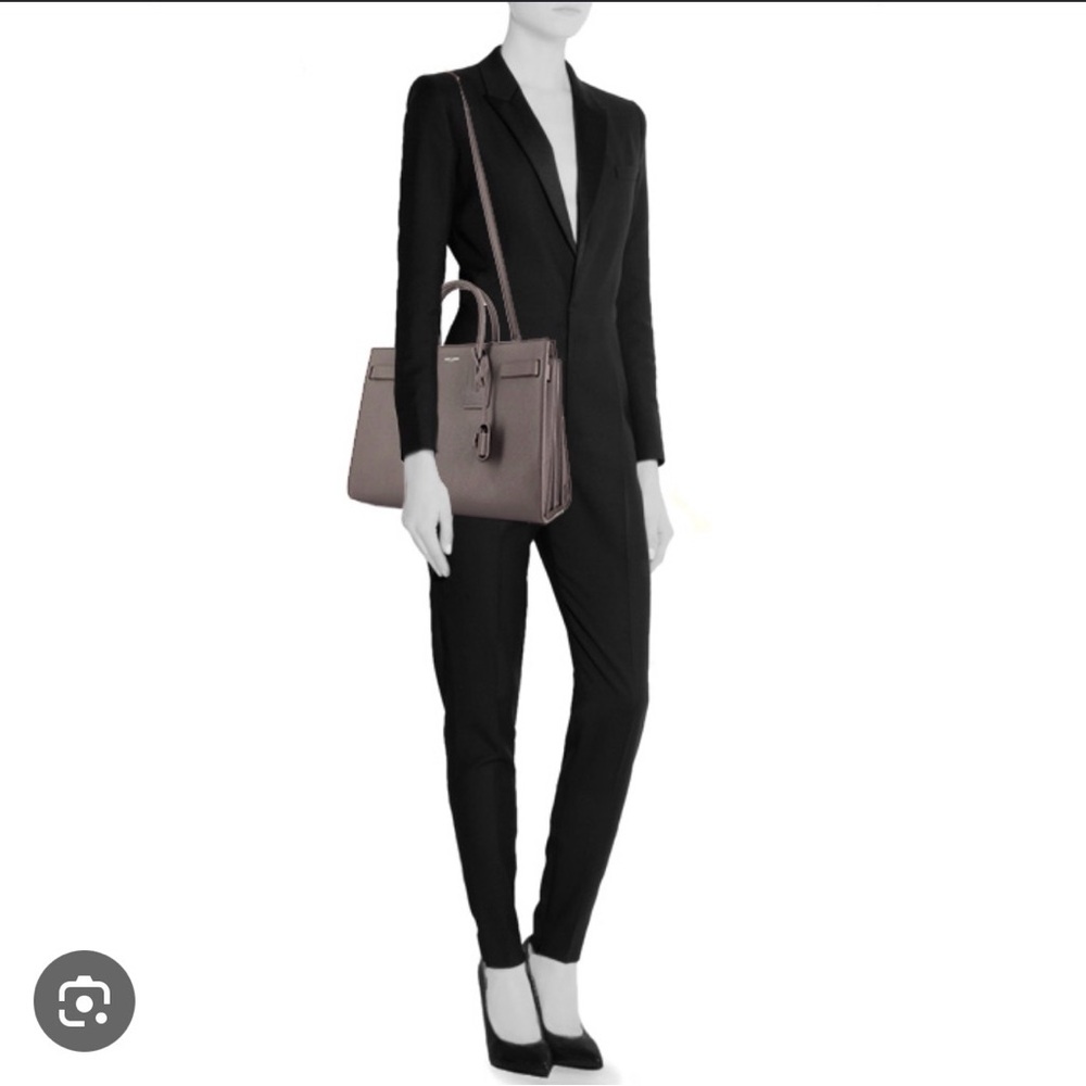 Saint Laurent sac du jour grey large - Picture 3 of 7